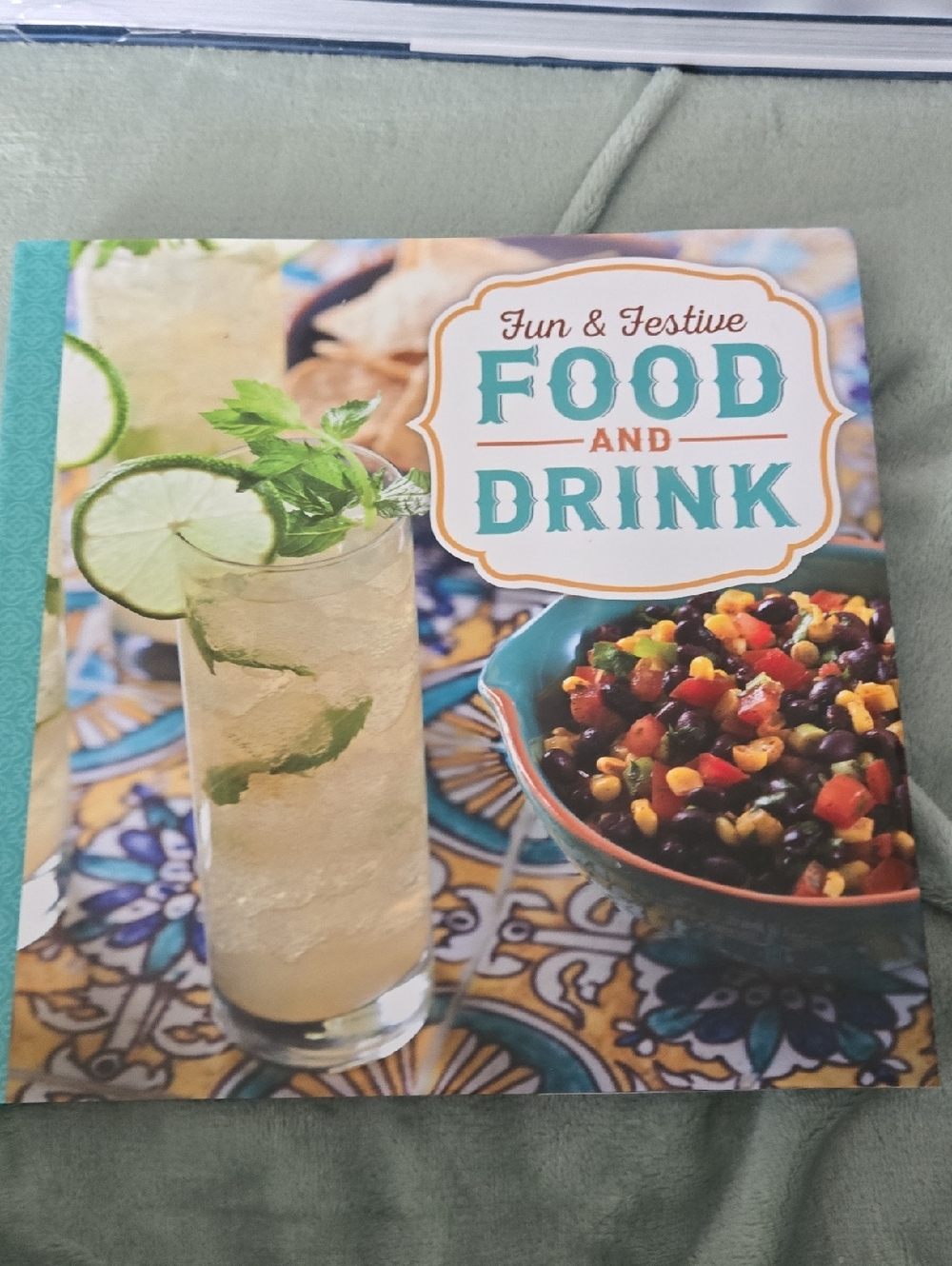 Fun & Festive Food and Drink Recipe Hardcover Book